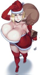 android 18 from christmas by strongmoist
