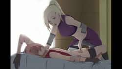 ai_generated animated female_torso fingering fingering_partner ino_yamanaka naruto naruto_(series) optimystic sakura_haruno tagme video vulva_handjob yuri