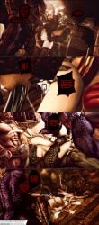 3d a_big_fish anthro anthro_penetrated bad_end bondage captured defeated hammer implied_death male muscular_male nail petruz rabbit raped_by_enemy snake torture triple_penetration