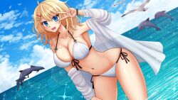 1girls 2d 2d_(artwork) 2d_artwork armpit armpit_crease armpit_peek armpits bare_armpits bare_belly bare_chest bare_hands bare_hips bare_legs bare_midriff bare_navel bare_shoulders bare_skin bare_thighs belly belly_button big_breasts blonde-haired_female blonde_eyebrows blonde_female blonde_hair blonde_hair_female blue-eyed_female blue_eyes blue_sky breasts busty busty_female busty_girl cleavage clouds collarbone curvaceous curvaceous_body curvaceous_female curvaceous_figure curvaceous_hips curvy curvy_body curvy_female curvy_figure curvy_hips day daylight daytime digital digital_art digital_drawing digital_drawing_(artwork) digital_media digital_media_(artwork) exposed_armpits exposed_belly exposed_chest exposed_hips exposed_legs exposed_midriff exposed_navel exposed_shoulders exposed_skin exposed_thighs female female_focus female_only fingers groin hair_clip hair_clips hairclip hairclips hairless_armpits hand_on_leg hand_on_own_leg hand_on_own_thigh hand_on_thigh high_resolution highres horizon hourglass_figure kazenokaze large_boobs large_breasts lean_figure leaning leaning_forward long_hair looking_at_viewer midriff narrow_waist navel ocean open_mouth open_mouth_smile original original_art original_artwork original_character outdoor outdoor_nudity outdoors outside parted_lips peace_sign sea seaside shaved_armpits shoulders sign sky slender_body slender_waist slim_waist smile smiley_face smiling smiling_at_viewer solo standing thick_thighs thighs tongue upper_body upper_teeth v v_sign water wide_hips yellow-haired_female yellow_eyebrows yellow_hair