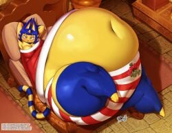 ankha from animal crossing by milkybody