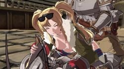 1girls 2boys 3d 4k absurd_res ambiguous_penetration animated armor blender_(software) blonde_female blonde_hair breasts cowgirl_double_penetration cowgirl_position double_penetration exposed_breasts female female_on_top granblue_fantasy granblue_fantasy_versus gruvni male medium_breasts mmf_threesome nipples official_alternate_costume open_clothes open_jacket original_voice partially_clothed partially_clothed_female short_playtime shorter_than_10_seconds sound sunglasses sunglasses_on_head tagme thighhighs threesome twintails video zeta_(dark)_(granblue_fantasy) zeta_(granblue_fantasy)