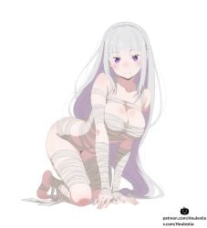 emilia (re:zero) from re:zero kara hajimeru isekai seikatsu