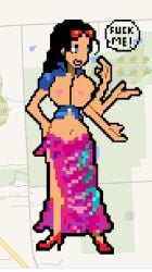 female female_only hana_hana_no_mi nico_robin one_piece pixel_art tagme wplace wplace_(artwork)