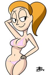 atomickingboo bikini female female_only hyper_eyes rick_and_morty round_head solo summer_smith