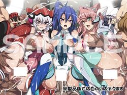 3girls 5boys censored cum female gangbang kazanari_tsubasa lolita_channel male maria_cadenzavna_eve rape senki_zesshou_symphogear sex straight tachibana_akira_(symphogear) yukine_chris