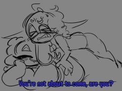 animated audio bed_creaking clothed dialogue dominant_bottom dry_humping fat_ass fat_female female/female frye_(splatoon) humping lesbian_sex looping_animation moaning premature_ejaculation premature_ejaculation_shaming shiver_(splatoon) sillymxow size_difference small_top_big_bottom smug sound sound_effects splatoon squirtingsquidz submissive_top tagme teasing uncolored video whimpering whining