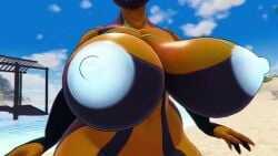 1girl 1girls animated anthro big_breasts blue_nipples boobs boobs_out breasts breasts_out digital_extremes mp4 nipples outdoors outside primebooba robot robot_girl solo_female spacewaifu tagme tits tits_out unity_(engine) valkyr_(warframe) video vrchat vrchat_avatar warframe