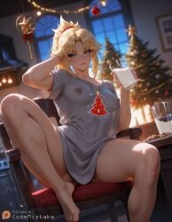 mordred (fate) from christmas by codemistake