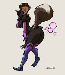 sombra from blizzard entertainment by tail-blazer