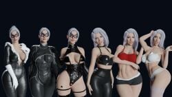 black cat (insomniac) from marvel by booperfooper