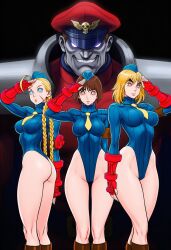 ai_generated blonde_hair blue_eyes brainwashing brown_eyes brown_hair cammy_white corruption hypnosis ken_masters m_bison mind_control rule_63 ryu_(street_fighter) shadaloo_dolls street_fighter