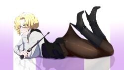 1female 1girls adult adult_female ass big_ass big_breasts black_boots blonde-haired_female blonde_female blonde_hair blonde_hair_female boob_window boots breasts breasts_bigger_than_head dat_ass female femdom glasses glynda_goodwitch green_eyes high_heel_boots high_heels hourglass_figure hourglass_figured_female iwae2000 lace_pantyhose_hooked_on_heel_(meme) leather leather_boots leggings long_legs looking_at_viewer meme milf mommy mommy_milkers older_female pantyhose pencil_skirt riding_crop rooster_teeth rwby teacher teasing teasing_viewer text thick thick_ass thick_hips thick_thighs thigh_highs thighhighs thighs viz_media whip white_blouse