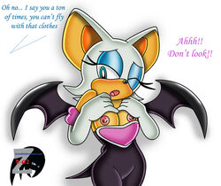 anthro broken_english exposed_breasts furry rouge_the_bat sega sonic_(series) straight_hair tagme zetar02