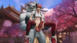 1boy 1boy1girl 1boy1girls 1girl1boy 1girls 3d 3d_(artwork) anthro anthro_on_human anthro_penetrating asian asian_female blender blender_(artwork) blender_(software) blizzard_entertainment canine canine_genitalia canine_humanoid canine_on_human canine_penis clothed_female_nude_male dont_bully_(artist) green_hair imminent_sex kiriko_(overwatch) kiriko_kamori light-skinned_female light_skin overwatch overwatch_2 partially_clothed partially_clothed_female stand_and_carry_position standing standing_sex werewolf wolf