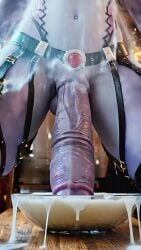 1futa absurdly_large_cock ai_generated choker cum cum_dripping cum_eating cum_in_bowl cum_in_container excessive_cum futa_focus futadom futanari huge_cock intersex overwatch purple_hair submissive_pov tagme taker_pov video voice_acted widowmaker yellow_eyes your_gen