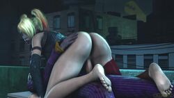 1boy 1girls 3d animated ass barefoot batman:_arkham_knight batman_(series) cowgirl_position dc dc_comics dirty_soles erection feet female female_on_top from_behind harley_quinn harley_quinn_(arkham) harley_quinn_(arkham_knight) joker male no_sound open_mouth penis pussy rocksteady_studios sex soles source_filmmaker straight the_joker toes tongue tongue_out unidentifiedsfm vaginal_penetration video