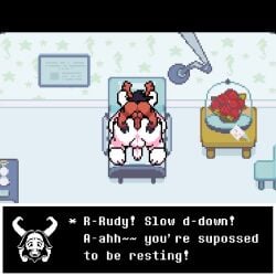 anal anal_sex animated anthro anthro_penetrated antlers asgore_dreemurr ass balls beard big_ass big_butt boss_monster_(undertale) bovid caprine clothing deer deltarune digital_media_(artwork) dominant dominant_male duo erection facial_hair flower from_behind_position fur genitals goat hi_res horn hospital huge_butt joalmidon larger_male long_ears male male/male male_on_bottom male_penetrated male_penetrating male_penetrating_male mammal mature_anthro mature_male new_world_deer nude on_bottom on_top penetration penile penile_penetration penis pixel_(artwork) pixel_animation plant rear_view reindeer rose_(flower) rudolph_holiday sex short_playtime size_difference small_dom_big_sub smaller_male smaller_on_top submissive submissive_male text thrusting undertale undertale_(series) white_body white_fur