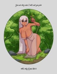 2hot! big_ass big_breasts big_butt big_thighs big_titties breasts brown_skin clothing commission curvaceous curvaceous_female curvaceous_figure curvy curvy_figure curvy_hips elf_ears female female_focus female_only long_hair original original_character white_hair