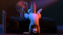 2022 3d_(artwork) 3d_animation alternate_version_at_source animated anthro artist_name balls barely_visible_teeth bed big_balls big_penis biped blue_body blue_fur bodily_fluids circumcised compression_artifacts cooling_off cooling_off_balls cooling_off_penis deretto digital_media_(artwork) dripping electric_fan erection feet front_view fur furniture generation_2_pokemon genital_fluids genitals glans handstand huge_balls huge_cock humanoid_genitalia humanoid_penis inside loop male male_only nintendo open_mouth penis pokemon pokemon_(species) precum precum_drip precum_pool precum_string solo solo_male tan_balls tan_body tan_fur tan_penis teeth text throbbing throbbing_penis twitter_handle typhlosion upside-down