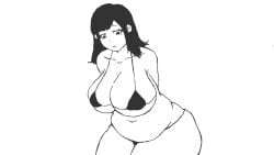 bbw belly belly_expansion breast_expansion chubby embarrassed micro_bikini tagme that0neartkid video weight_gain