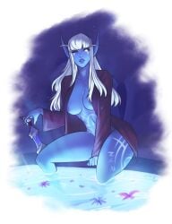 2025 2d barabingi elf elf_ears female nightborne pointed_ears white_hair world_of_warcraft