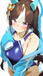1girls ai_generated animal_ears anthropomorphization artist_request eyes female hair hokko_tarumae_(umamusume) legs skin tagme umamusume umamusume_pretty_derby young