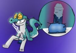 cocodrilo cum dwanko gay humanoide non-human non-human_only sexo toony toy