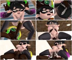 1boy 1girls 3d big_breasts breasts callie_(splatoon) collar comic cum cum_in_pussy cum_inside dark-skinned_male doggy_style female hair hair_tentacles huge_cock inkling inkling_girl interracial large_penis light-skinned_female male naked nintendo octoling octoling_boy octoling_on_inkling penis purple_hair pussy raceplay reverse_cowgirl_position sfm source_filmmaker splatoon splatoon_(series) squid_sisters stockings straight tagme tattoo text two_tone_hair whiteweasel yellow_hair