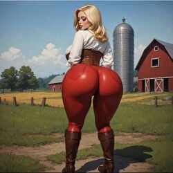 1girls ai_animation ai_generated ass_bigger_than_head big_breasts blonde-haired_female blonde_female blonde_hair blue_eyes blue_eyes_female breasts_jiggling chivalry_2 clothing farming female giant_ass hyper_ass hyper_butt massive_ass massive_breasts medieval oc on_ground on_hands_and_knees outdoors outside peasant peasant_woman raining shaking_ass shaking_butt tagme twerking video
