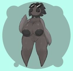 artesjsc big_breasts breasts cleavage female furry huge_breasts nipples tagme thick_thighs wide_hips