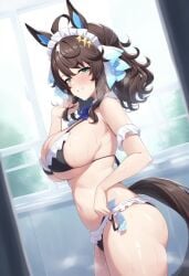 1girls ai_generated animal_ears anthropomorphization artist_request daring_tact_(umamusume) eyes female hair legs skin tagme umamusume umamusume_pretty_derby young