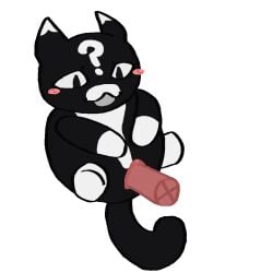 2026 animated black_body black_fur blush digital_media_(artwork) dipstick_ears domestic_cat ear_markings facial_markings felid feline felis female female_penetrated feral fur gambit_(mewgenics) genitals head_markings loop male male/female mammal markings mewgenics multicolored_ears nath4ni3l nude penetration penis question_mark sex smile solo tail toony vaginal vaginal_penetration vaginal_sex vulva