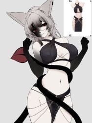 _pvp_vwv_owo_ alice_luft bell black black_dress black_panties cat_suit chibi choker choker_bell clothing cute cute_demon demon_dress demon_fox demon_girl demon_horns demon_princess demon_tail dress feline female fox_ears fox_girl grey grey_fox grey_hair grey_hair_female horny horny_female kumiho lingerie lingerie_cat_suit lingerie_only little lustful neko neko_girl princess small smoll thighs waist