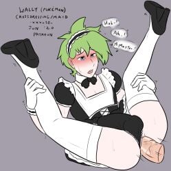 2020 2boys anal blue_eyes bulge crossdressing dated disembodied_penis femboy green_hair hentai large_penis maid male male_only missionary_position multiple_boys panties panties_aside penis penis_in_panties pokemon tagme thighhighs trap wally_(pokemon) white_thighhighs xxxx52