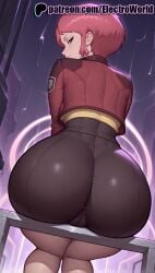 1girls 2025 aelita_schaeffer ai_generated artist_name ass code_lyoko earrings electroworld english_text fat_ass female giant_ass heavy_ass hi_res high_quality high_resolution highres huge_ass jewelry looking_back massive_ass patreon patreon_username stable_diffusion thick_ass watermark wide_ass