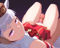 1girls ai_assisted ai_generated bottomless gold_ship_(umamusume) grinding grinding_on_penis rawr69 umamusume umamusume_pretty_derby