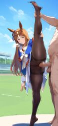 1girls ai_generated animal_ears anthropomorphization artist_request eyes female grass_wonder_(umamusume) hair legs skin tagme umamusume umamusume_pretty_derby young