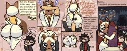 after_sex anal anal_sex animal_crossing anthro anthro_only ass bedroom_eyes big_butt big_penis bodily_fluids bottomless bubble_butt butt_slap can't_see_the_haters clothed clothing comic cum cum_in_ass cum_inside defeated domestic_cat felid feline felis felyne_(animal_crossing) femboy genital_fluids genitals group half-closed_eyes heart_eyes heart_symbol hi_res hip_sway huge_cock hugging_penis human hyper hyper_genitalia hyper_penis instant_loss_2koma irrumatio klutzatdusk licking male male/male mammal meme narrowed_eyes nintendo oral oral_penetration penetration penile penis penis_in_mouth penis_lick penis_on_face questionable_consent seductive sex size_difference size_queen slap spanking surprised text thick_thighs tongue too_big too_big_explicitly_stated trio uncensored villager_(animal_crossing) wide_hips