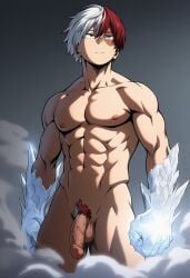 shouto todoroki from boku no hero academia by hawkchan99