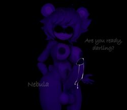 3d big_breasts big_penis cinema4d cock dark_skin frenni_fazclaire glowing_cum glowing_eyes purple_body randomstuff shadow_fredina_(cally3d)