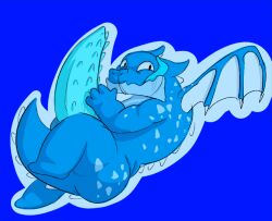 electro dragon (clash royale) from clash (series) by ivy arts