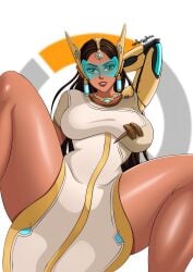 symmetra from overwatch by senbonzakuraart