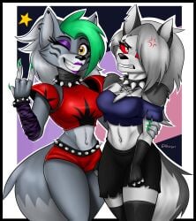 loona (helluva boss) from five nights at freddy's by e4hargus