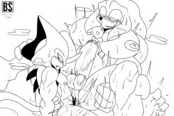 espio the chameleon from sega by bacon sama