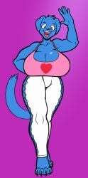 2020s 2021 2d big_breasts big_breasts big_breasts big_feet black_pupils blue_body blue_fur blue_skin brown_eyes brown_iris canine commission commission_art commissioner_upload digital_drawing_(artwork) digital_media_(artwork) dog_ears dog_girl dog_tail ears_down fangs flat_background flat_colors front_view full_body greeting happy happy_female hd heart_symbol huge_boobs huge_breasts huge_breasts jpeg large_boobs large_breasts large_tits long_legs looking_at_viewer no_background oc open_eyes open_mouth open_mouth_smile original original_character paws pink_background pink_topwear portrait shina_eastmen_(lildredre) smile smile_at_viewer smiley_face spazman tagme tall tall_female tall_image taller_female taller_girl tongue topwear walking white_pants white_sclera white_teeth