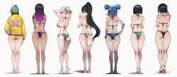 ass back_view fade_(valorant) female jett_(valorant) killjoy_(valorant) neon_(valorant) reyna_(valorant) sage_(valorant) swimwear valorant viper_(valorant)