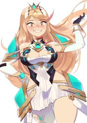 mythra from xenoblade (series) by puraraw