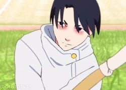 blowjob blush eating_ass fellatio fighting gentoz_(artist) green_hair implied_anal jujutsu_kaisen ponytail pussy pussy_floss sex sound tagme thong video voice_acted yuta_okkotsu zenin_maki