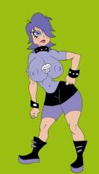 big_breasts breasts cartoon_network curvy curvy_figure female hi_hi_puffy_amiyumi lipstick solo taller_female taller_girl yumi yumi_yoshimura
